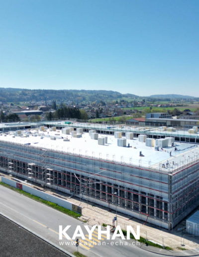 Echafaudages usine WAGO Domdidier