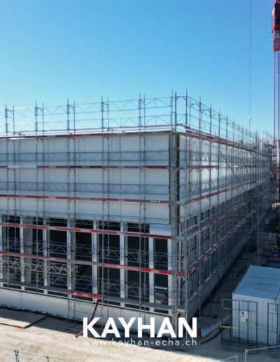 Echafaudages usine WAGO Domdidier