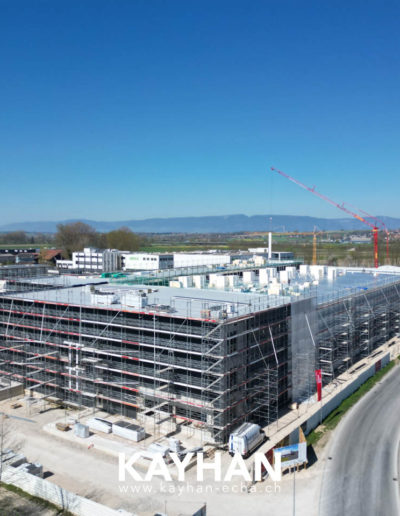 Echafaudages usine WAGO Domdidier