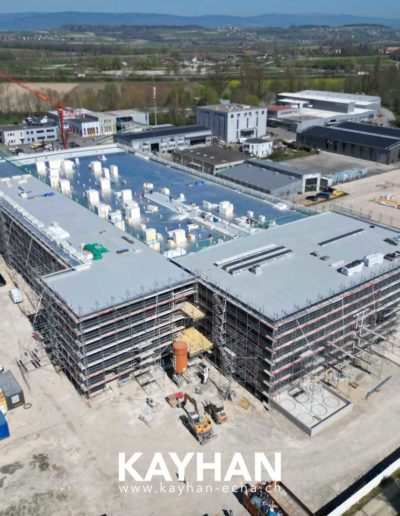 Echafaudages usine WAGO Domdidier