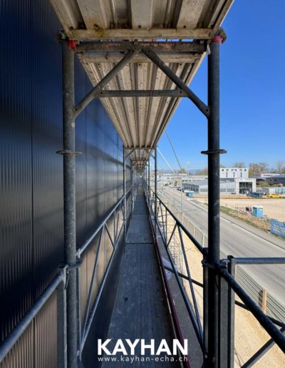 Echafaudages usine WAGO Domdidier