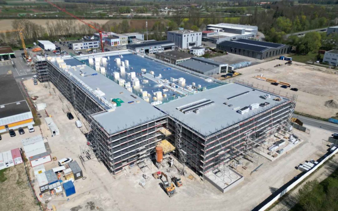 WAGO Domdidier – Echafaudages pour la construction d’une nouvelle usine d’injection