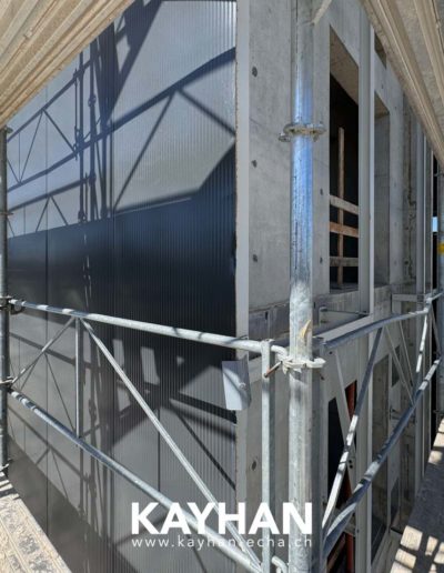 Echafaudages usine WAGO Domdidier