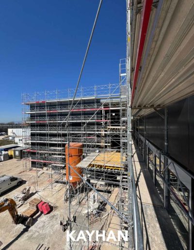 Echafaudages usine WAGO Domdidier