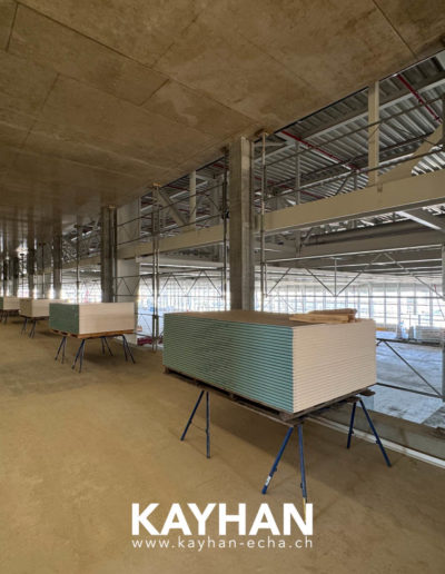 Echafaudages usine WAGO Domdidier