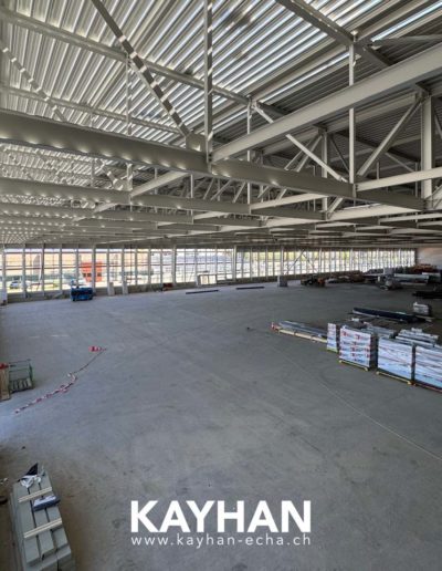 Echafaudages usine WAGO Domdidier