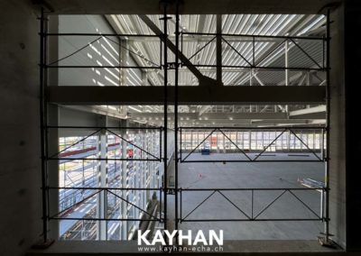 Echafaudages usine WAGO Domdidier