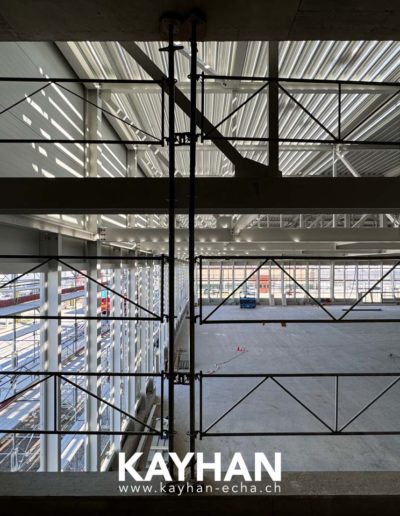 Echafaudages usine WAGO Domdidier