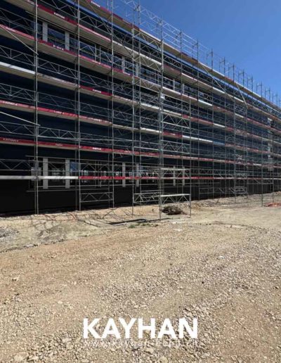 Echafaudages usine WAGO Domdidier
