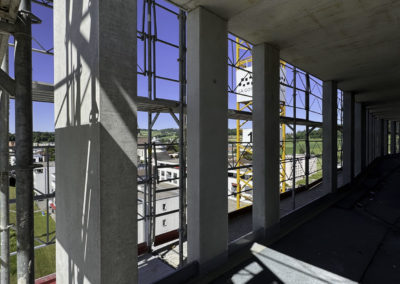 Belfaux chantier la Gotta échafaudages