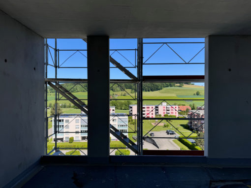 Belfaux quartier La Gotta chantier en construction