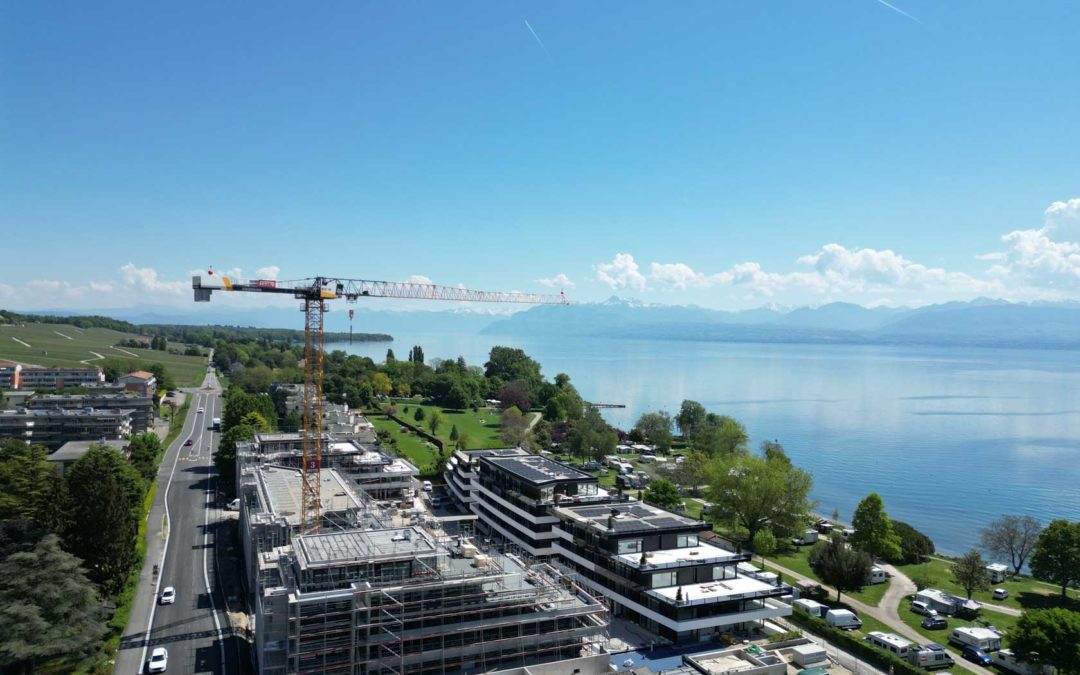 Rolle La Baie d’Opale – Echafaudages pour la construction de 95 appartements