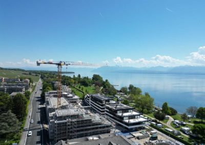 Rolle La Baie d’Opale – Echafaudages pour la construction de 95 appartements