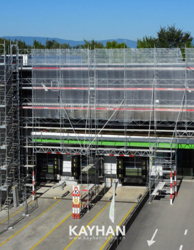 Chantier des locaux Wago à Domdidier