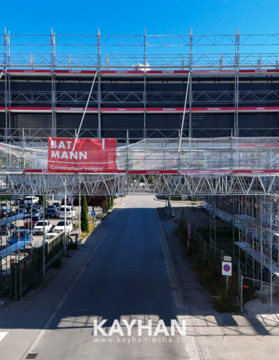 Construction du tunnel de l'usine avec Kayhan